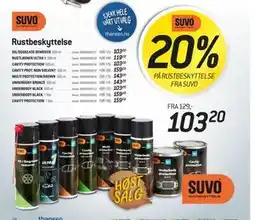 Thansen 20% PÅ RUSTBESKYTTELSE FRA SUVO tilbud