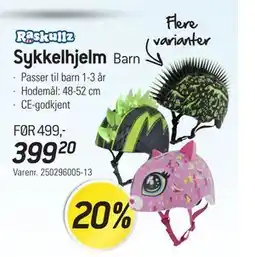 Thansen Sykkelhjelm, NOK 399.2 tilbud