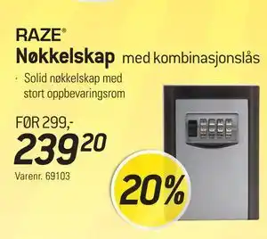 Thansen Nøkkelskap, NOK 239.2 tilbud