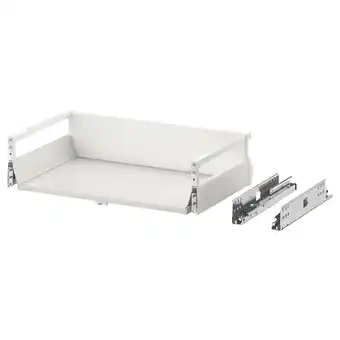 IKEA Exceptionell Skuff, medium trykk-åpen-beslag, hvit, 60x37 cm tilbud