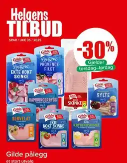 Spar Gilde pålegg tilbud