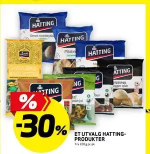 Bunnpris ET UTVALG HATTINGPRODUKTER tilbud
