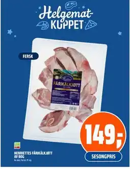 Coop Obs HENRIETTES FÅRIKÅLKJØTT AV BOG, NOK 149 tilbud