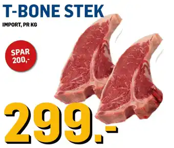 Price Lagerbutikk T-bone stek tilbud