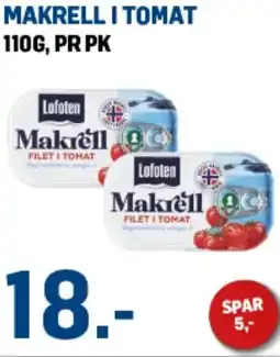 Price Lagerbutikk Makrell i tomat tilbud