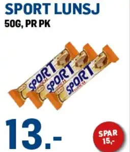 Price Lagerbutikk Sport lunsj tilbud