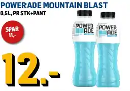 Price Lagerbutikk POWERADE Mountain blast tilbud