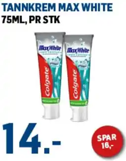 Price Lagerbutikk Tannkrem max white tilbud