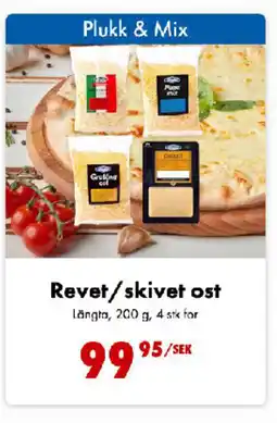 Nordby Supermarket Revet/skivet ost tilbud