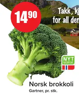 Eurospar Norsk brokkoli tilbud