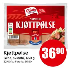 Eurospar GILDE Kjøttpølse tilbud