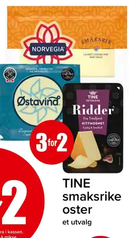 Eurospar TINE Smaksrike oster tilbud