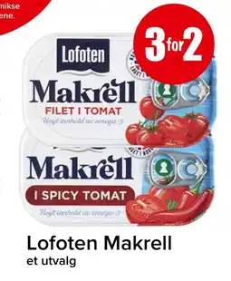 Eurospar LOFOTEN Makrell tilbud