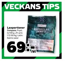 Stora Coop COMPASS Laxportioner tilbud