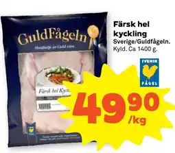 Stora Coop Färsk hel kyckling tilbud