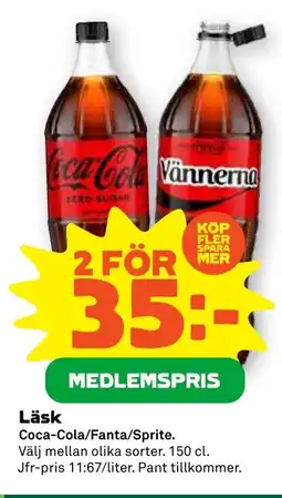 Stora Coop Läsk tilbud
