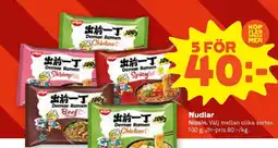 Stora Coop NISSIN Nudlar tilbud
