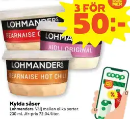 Stora Coop LOHMANDERS Kylda såser tilbud