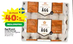 Stora Coop Ägg 20-pack tilbud