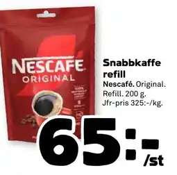 Stora Coop Snabbkaffe refill tilbud