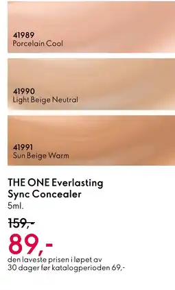Oriflame The one everlasting sync concealer tilbud