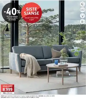 Bohus ETON 3 seter, NOK 8999 tilbud