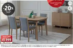 Bohus SM 118 spisebord, NOK 13999 tilbud
