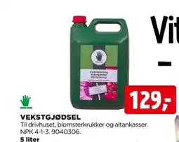 jem & fix VEKSTGJØDSEL tilbud