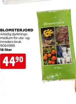 jem & fix BLOMSTERJORD tilbud