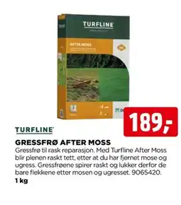 jem & fix TURFLINE GRESSFRØ AFTER MOSS tilbud