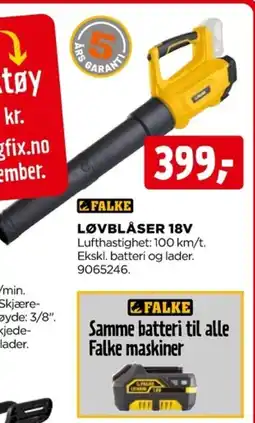 jem & fix LØVBLÅSER 18V tilbud