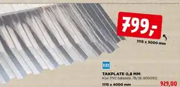jem & fix TAKPLATE 0,8 MM tilbud