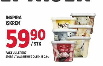 Jacobs Inspira iskrem tilbud