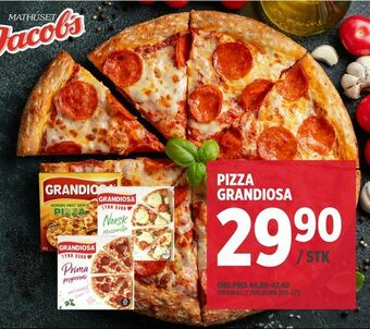 Jacobs Pizza grandiosa tilbud