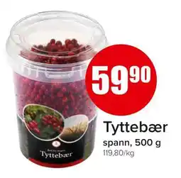 Spar Tyttebær tilbud