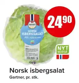 Spar Norsk isbergsalat tilbud