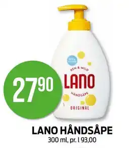Kiwi LANO HÅNDSÅPE, NOK 27.9 tilbud