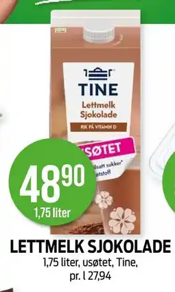 Kiwi LETTMELK SJOKOLADE, NOK 48.9 tilbud