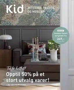 Kid Interiør Høstens flanell sengesett, NOK 499.9, Medlemspris tilbud