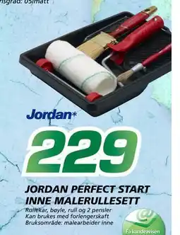 Coop Byggmix JORDAN PERFECT START INNE MALERULLESETT, NOK 229 tilbud