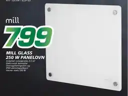 Coop Byggmix MILL GLASS 250 W PANELOVN, NOK 799 tilbud