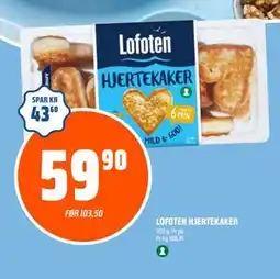 Coop Obs LOFOTEN HJERTEKAKER, NOK 59.9 tilbud