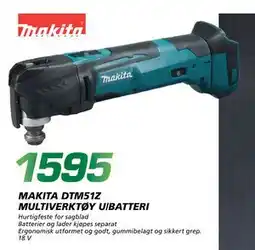 Coop Byggmix MAKITA DTM51Z MULTIVERKTØY U/BATTERI, NOK 18 tilbud