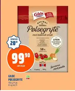 Coop Obs GILDE PØLSEGRYTE, NOK 99.9 tilbud