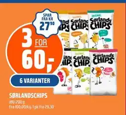 Coop Obs SØRLANDSCHIPS, NOK 60 tilbud