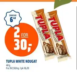 Coop Obs TUPLA WHITE NOUGAT, NOK 30 tilbud