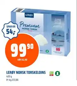 Coop Obs LERØY NORSK TORSKELOINS, NOK 99.9 tilbud