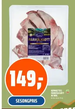 Coop Obs HENRIETTES FÅRIKÅLKJØTT AV BOG, NOK 149 tilbud