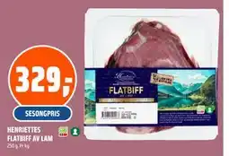 Coop Obs HENRIETTES FLATBIFF AV LAM, NOK 329 tilbud