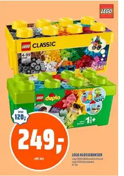 Coop Obs LEGO KLOSSEBOKSER, NOK 249 tilbud